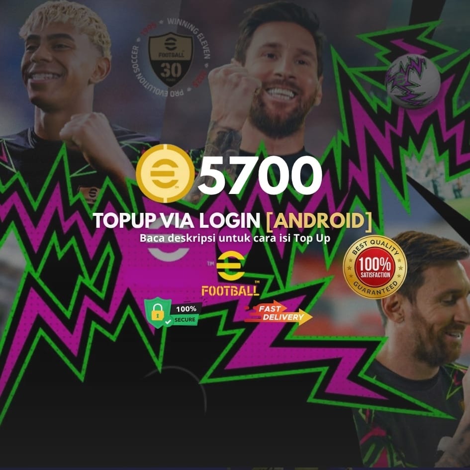 Jual 5.700 Coin (Android Via Login) eFootball Mobile Hasan Gaming | VCGamers