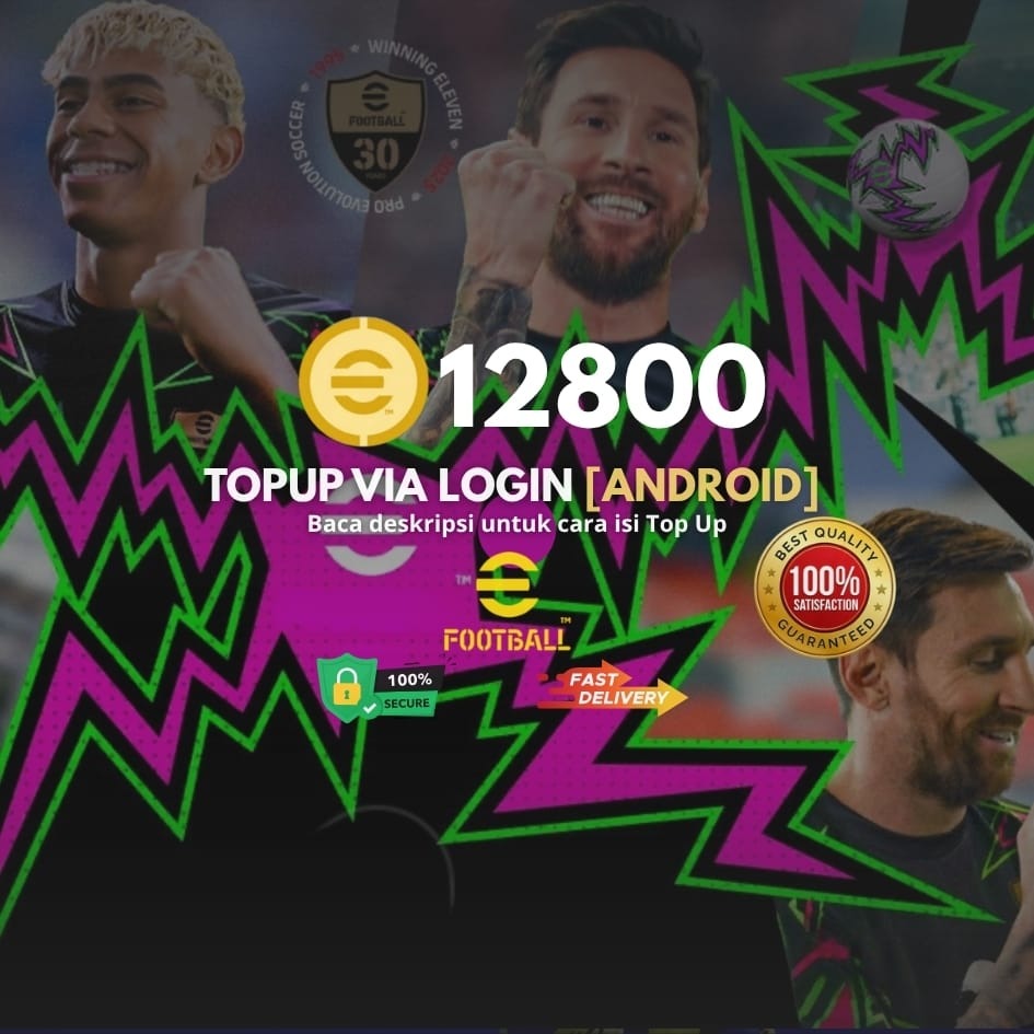 Jual 12.800 Coin (Android Via Login) eFootball Mobile Hasan Gaming | VCGamers