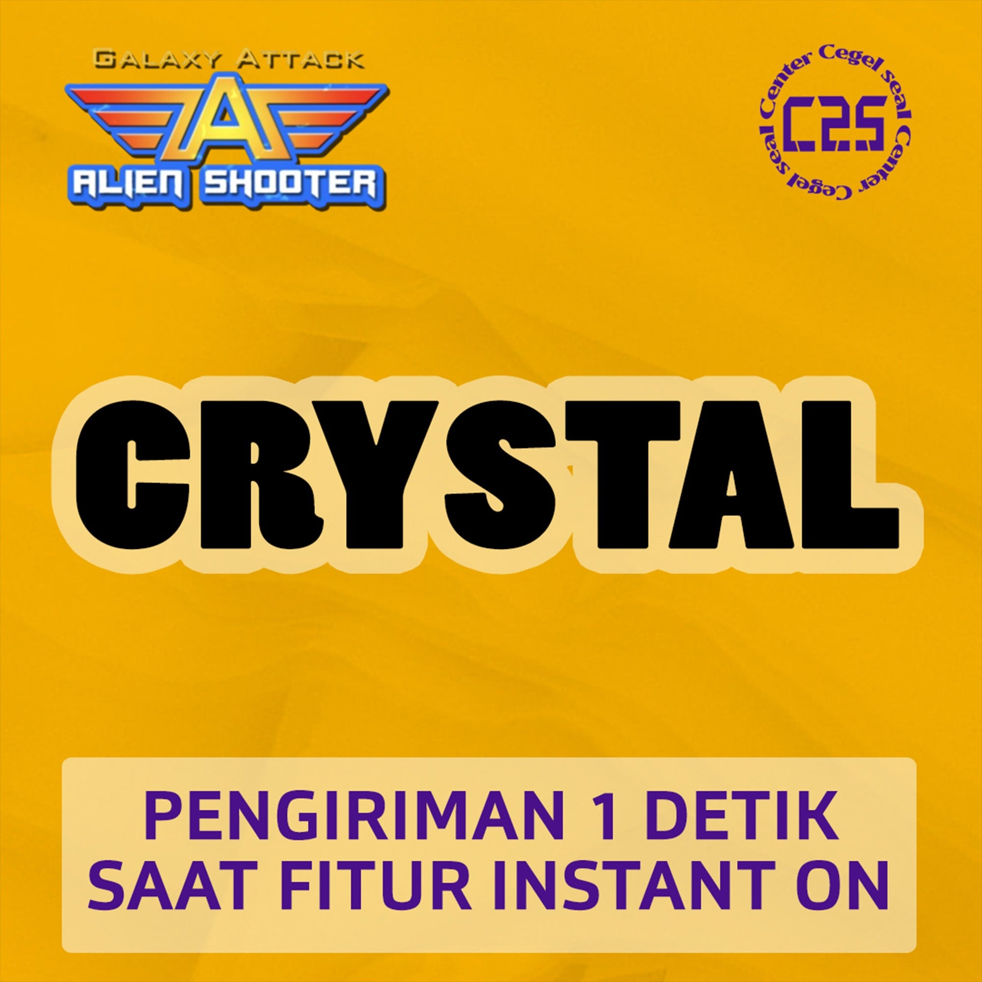 Jual Box of Crystals Galaxy Attack: Alien Shooter Center Cegel Seal | VCGamers