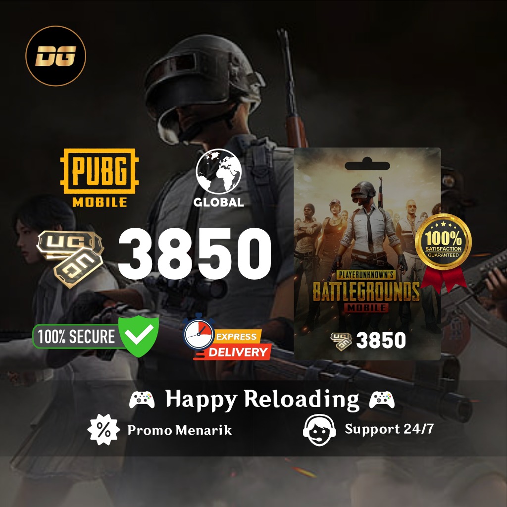 Jual 3.850 UC PUBG Mobile degamingstore | VCGamers
