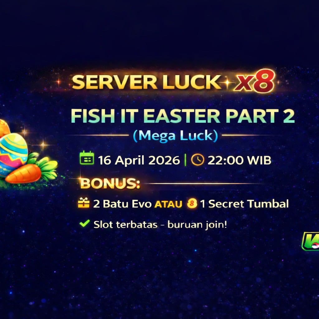 Jual PT PT Server Boost X8 (24 Jam) Fish It! - Roblox Wantau | VCGamers