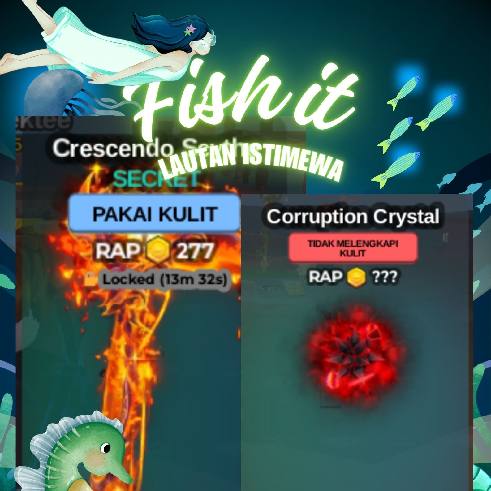 Jual Crescendo Scythe Fish It! - Roblox FITASARISTORE | VCGamers
