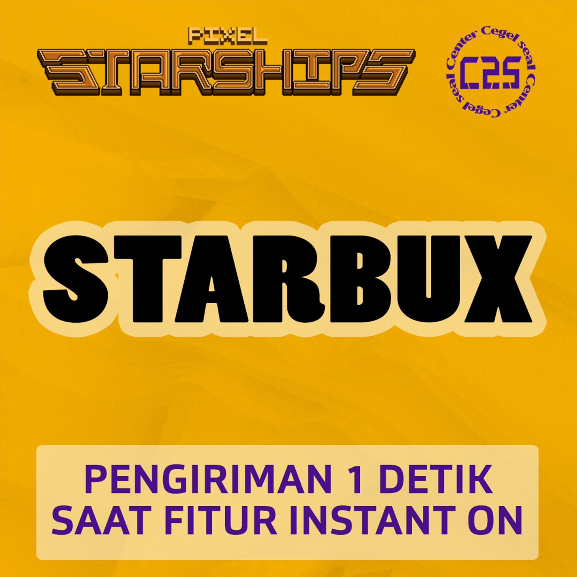 Jual Clip of Starbux Pixel Starships Center Cegel Seal | VCGamers