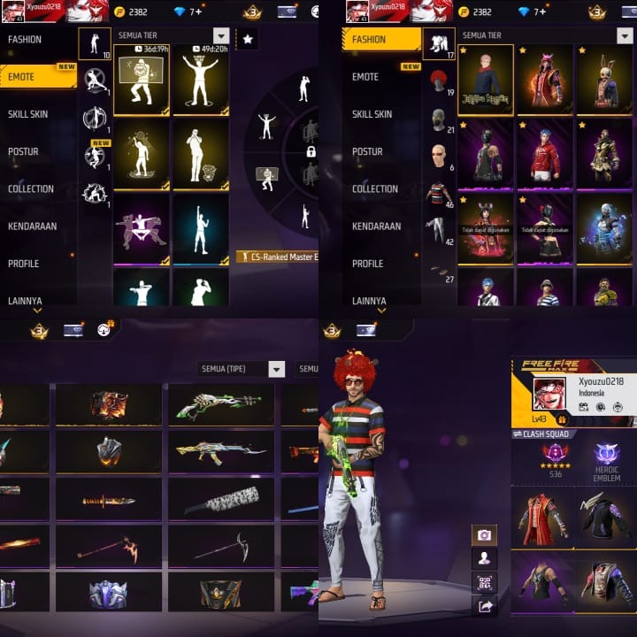 Jual Akun Fress Free Fire Toko Gen Z | VCGamers