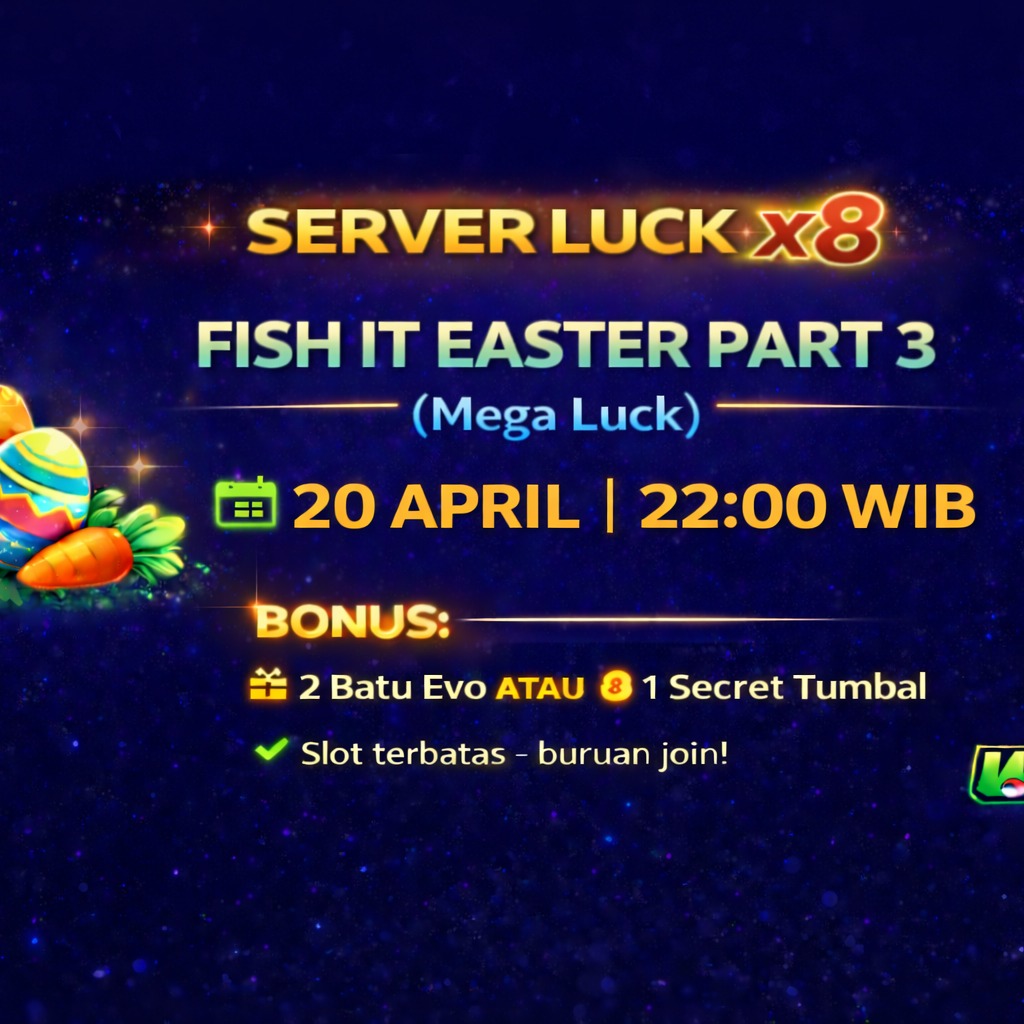 Jual PT PT Server Boost X8 (24 Jam) Fish It! - Roblox Wantau | VCGamers