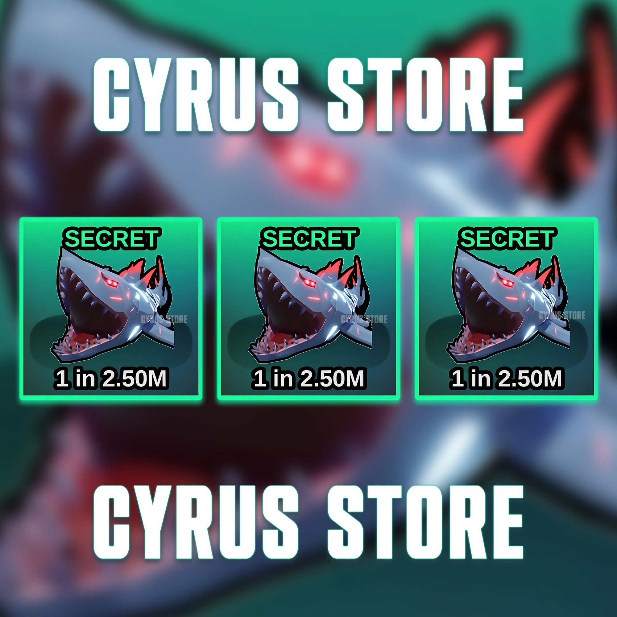 Jual Monster Shark Fish It! - Roblox Cyrus Store | VCGamers