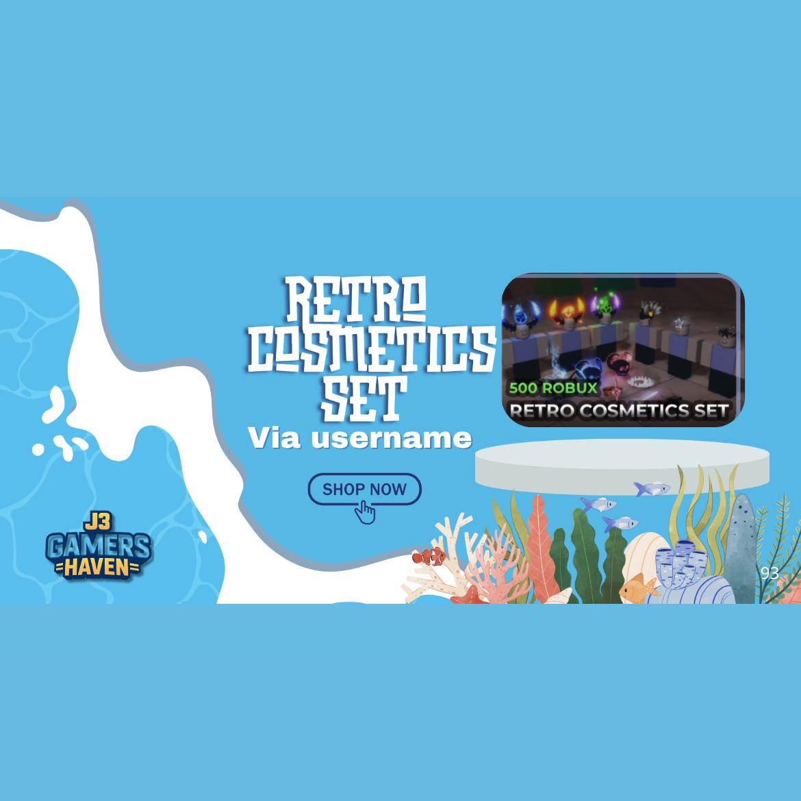 Jual Retro Cosmetics Set Evade - Roblox J3 Gamers Haven | VCGamers