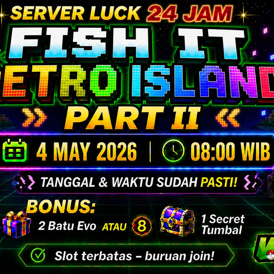 Jual PT PT Server Boost X8 (24 Jam) Fish It! - Roblox Wantau | VCGamers