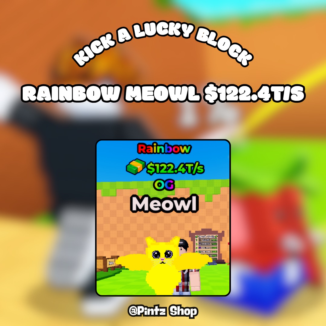 Jual Brainrot 100T/s Kick a Lucky Block - Roblox Pintz Shop | VCGamers