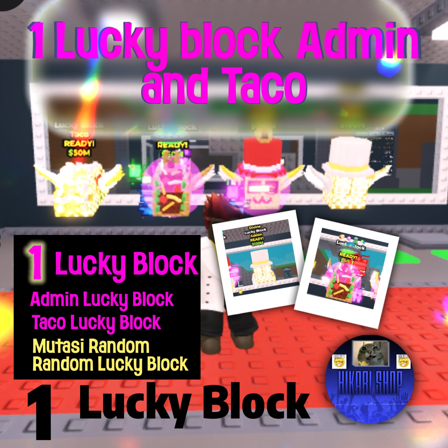 Jual Lucky Block Steal A Brainrot - Roblox HIKARI FIRE 00 | VCGamers