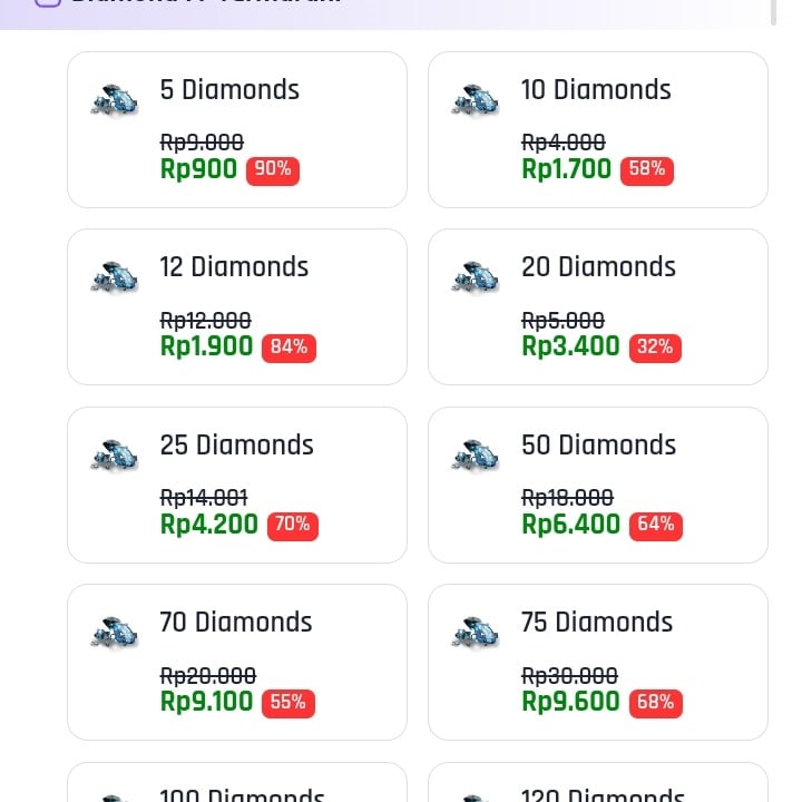Jual 70 Diamonds Free Fire Bus toko | VCGamers