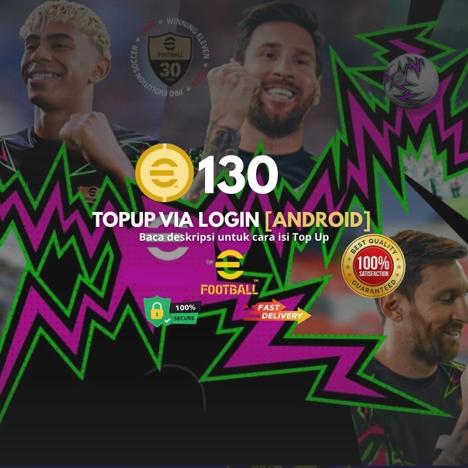 Jual 130 Coin (Android Via Login) eFootball Mobile Hasan Gaming | VCGamers