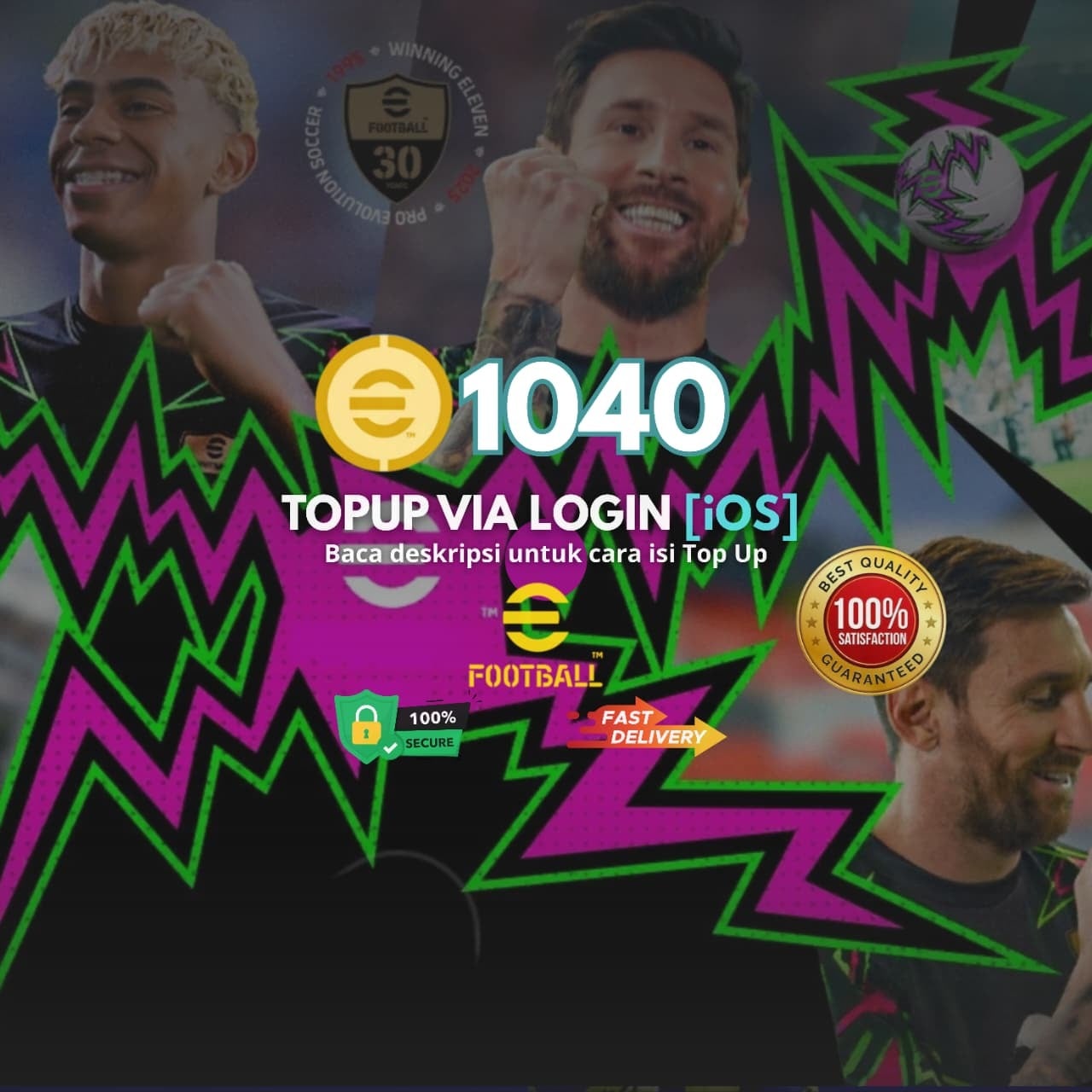 Jual 1.040 Coin (iOS Via Login) eFootball Mobile Hasan Gaming | VCGamers