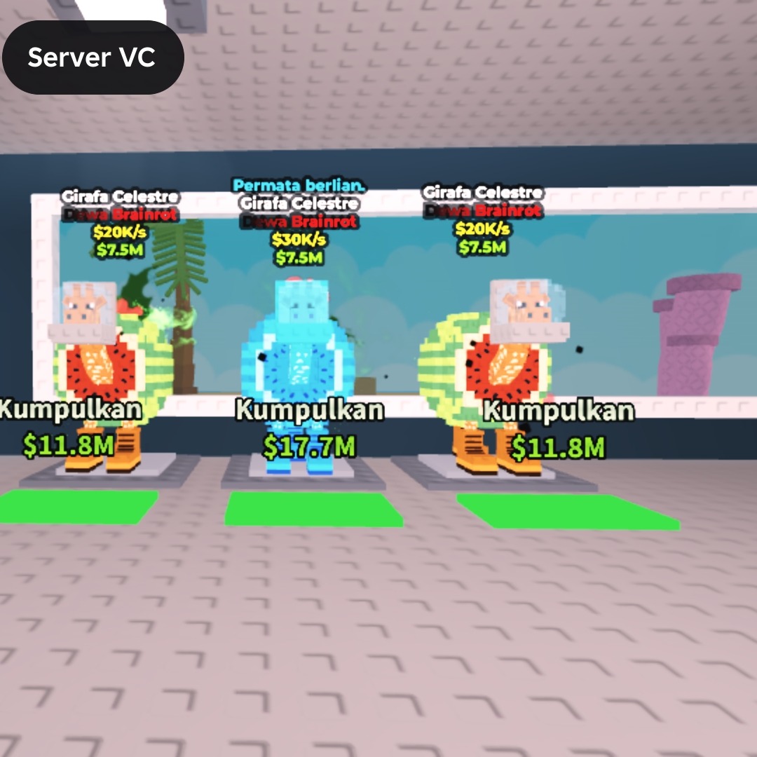 Jual GIRAFA CALESTRE Steal A Brainrot - Roblox HIKARI FIRE 00 | VCGamers