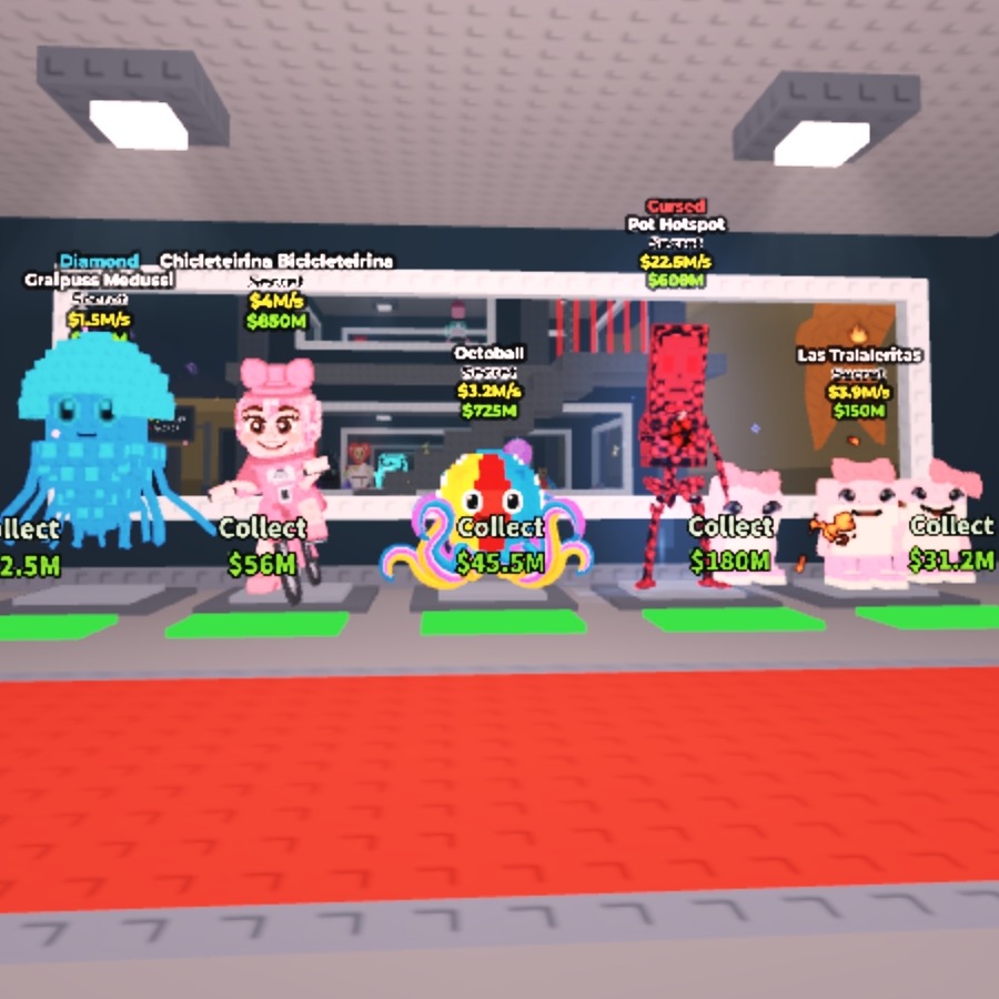 Jual ACCOUNT 200M + BONUS 3 SECRET Steal A Brainrot - Roblox HIKARI FIRE 00 | VCGamers