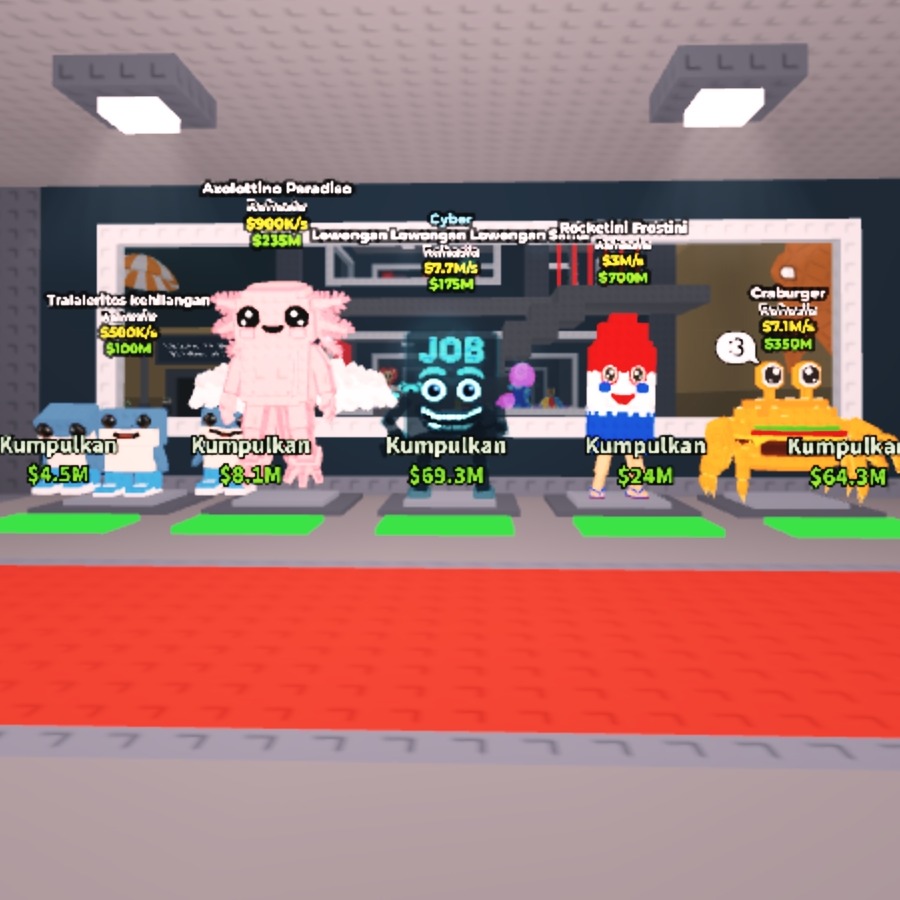 Jual ACCOUNT 100M MONEY + BONUS 1 RANDOM SECRET Steal A Brainrot - Roblox HIKARI FIRE 00 | VCGamers