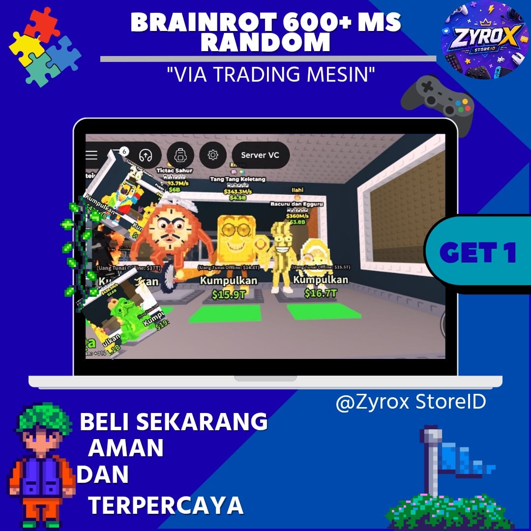 Jual Gobblino Uniciclino - Rare Secret Steal A Brainrot - Roblox Zyrox ...