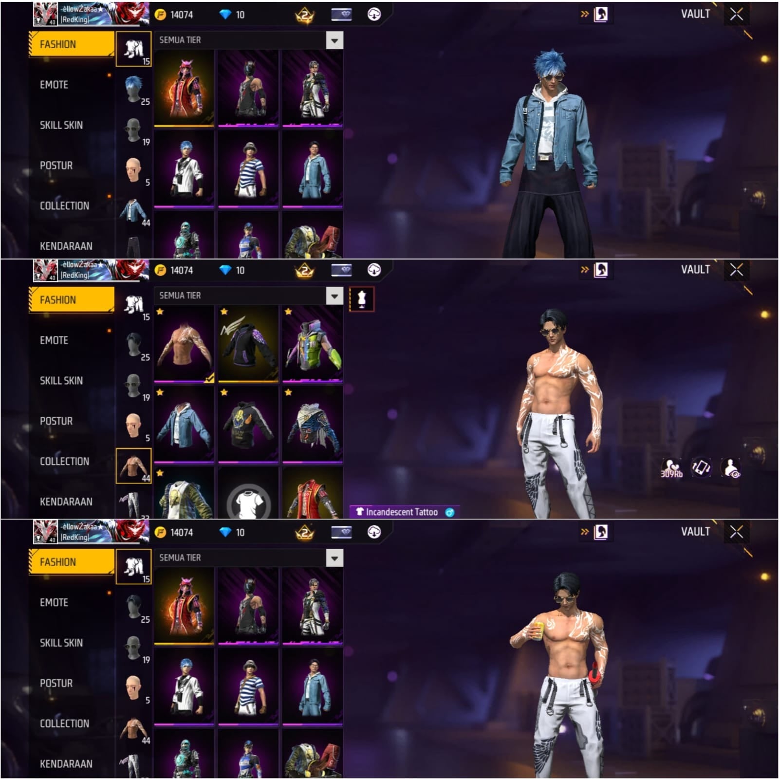 Jual Akun Fress Free Fire Lumbostore | VCGamers