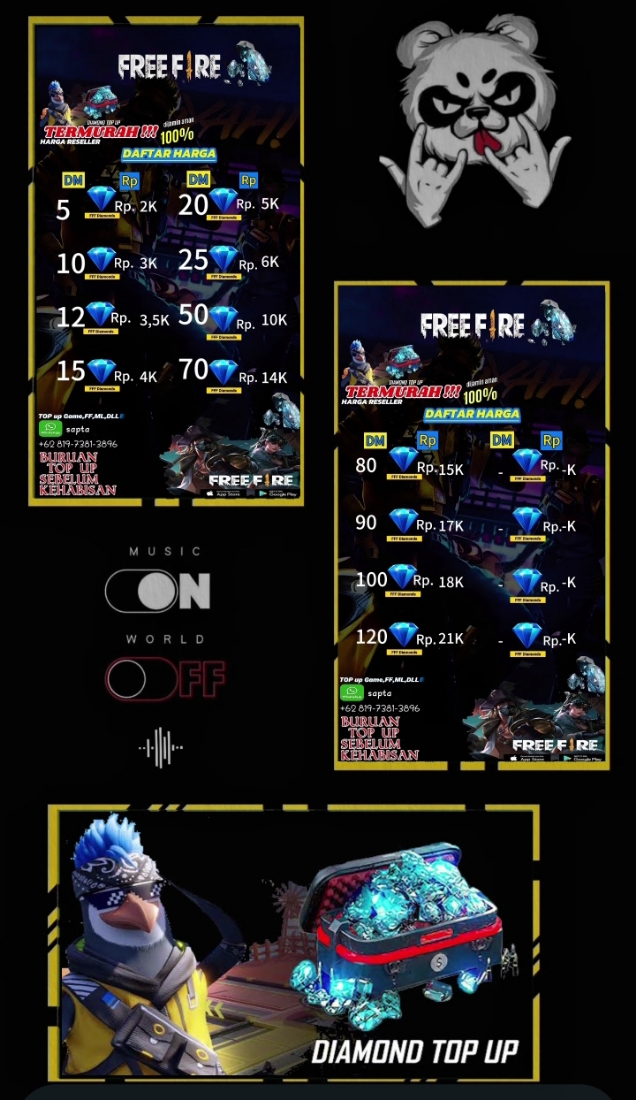 Daftar Produk diamonds AS Terlaris & Terlengkap - VCGamers