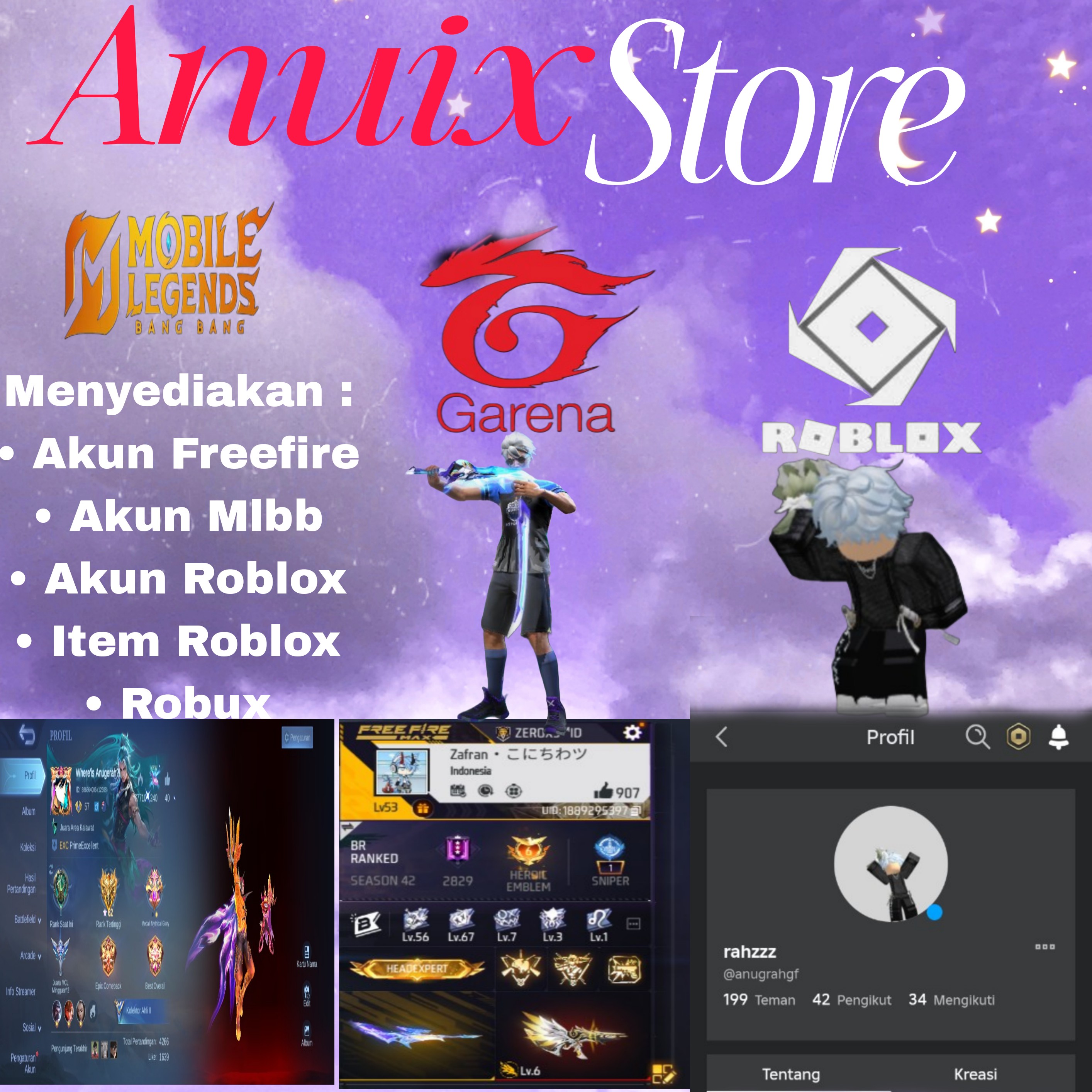Daftar Produk AnuixStore Terlaris & Terlengkap - VCGamers
