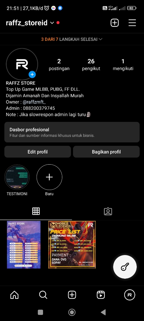 Daftar Produk RAFFZ STORE Terlaris & Terlengkap - VCGamers