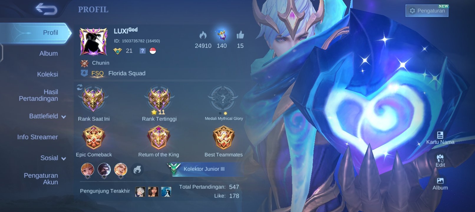 Daftar Produk Jual akun ml murah Terlaris & Terlengkap - VCGamers