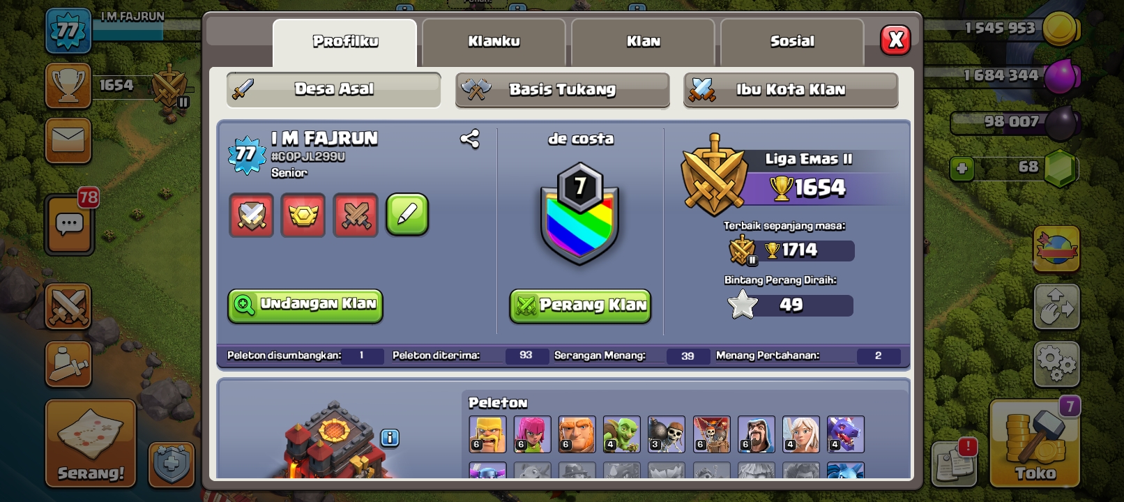 Daftar Produk Jual beli akun coc Terlaris & Terlengkap - VCGamers