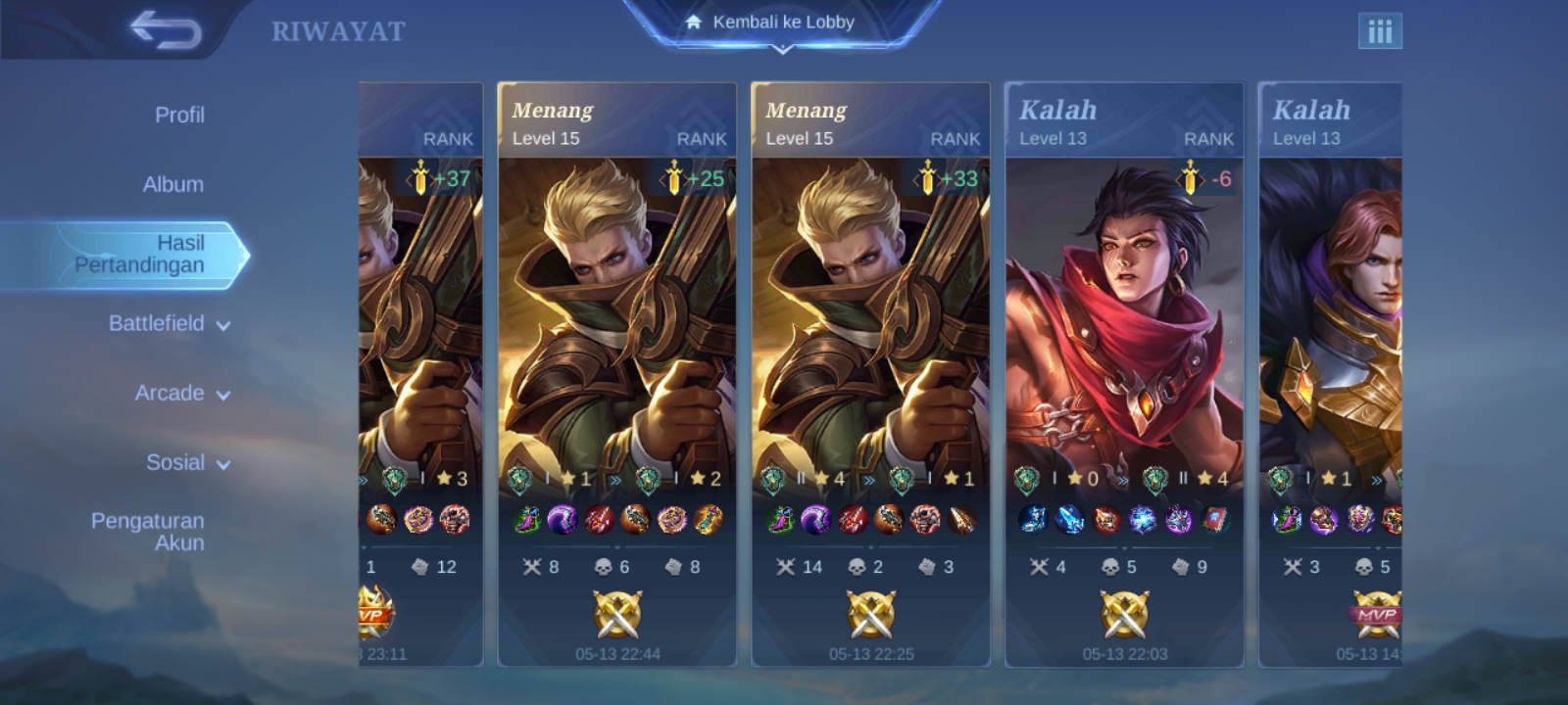 Daftar Produk Joki ml murah Terlaris & Terlengkap - VCGamers