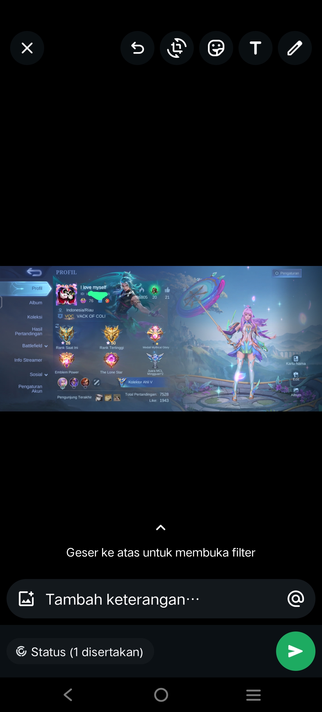 Daftar Produk Akun ml pribadi Terlaris & Terlengkap - VCGamers