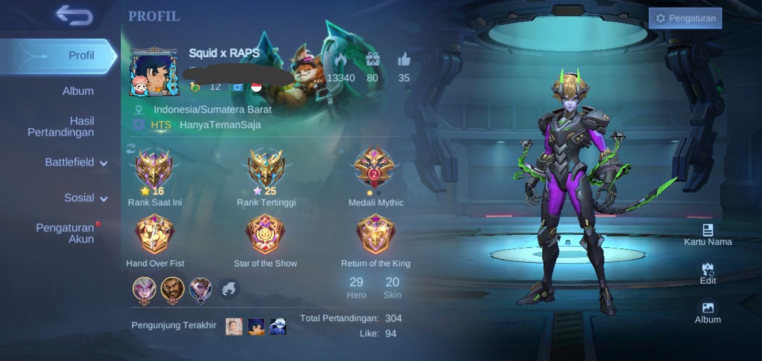 Daftar Produk Jual akun ml 5k Terlaris & Terlengkap - VCGamers