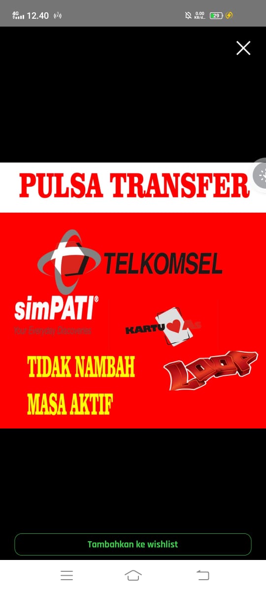 Daftar Produk toko pulsa Terlaris & Terlengkap - VCGamers