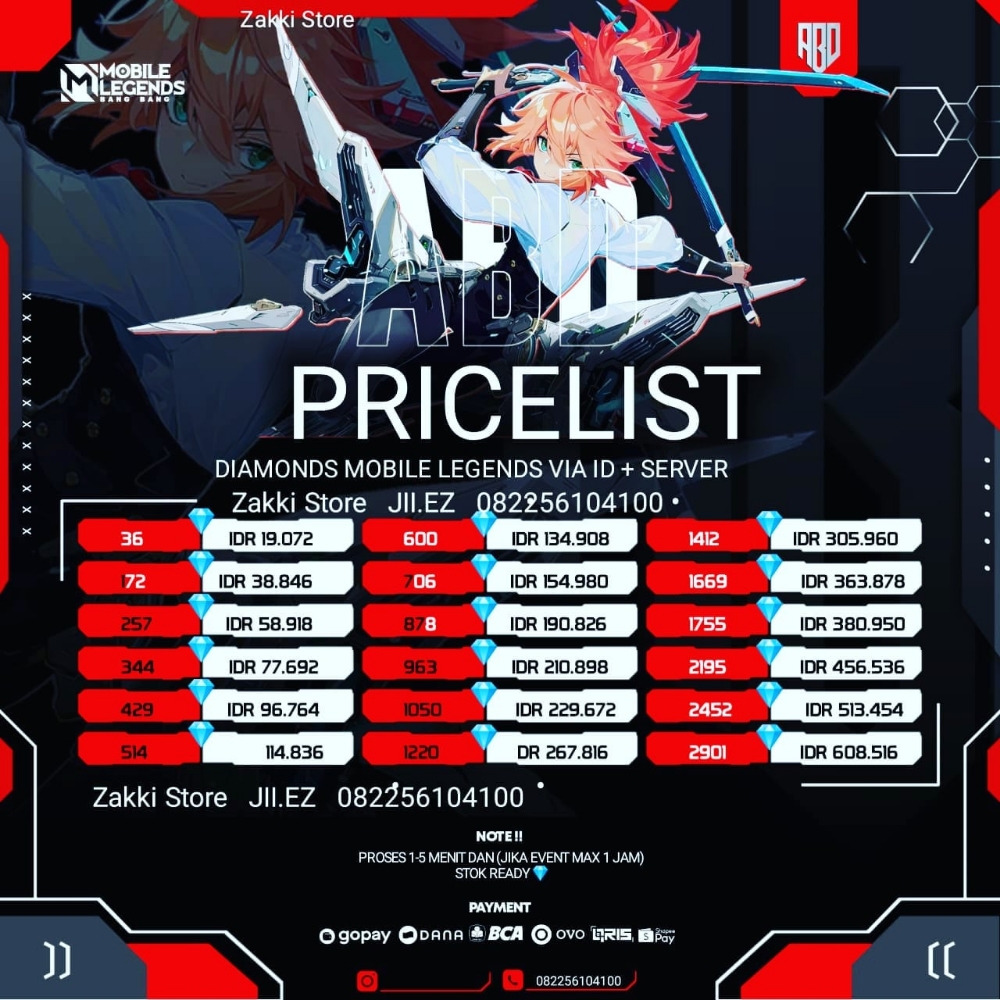 Zakki Daftar Produk zakki store Terlaris & Terlengkap - VCGamers