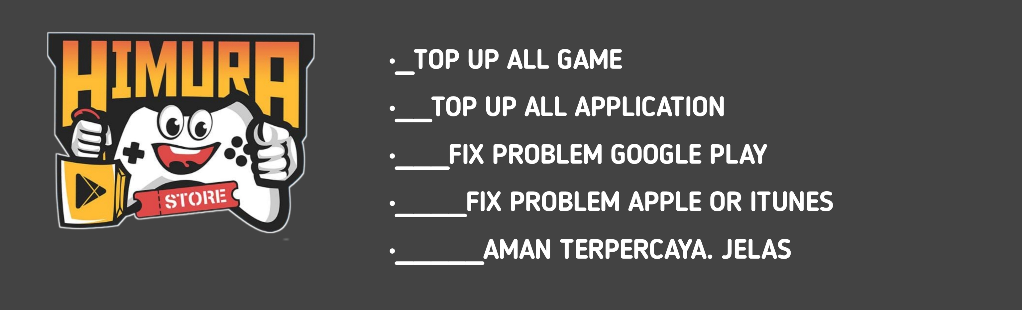 Daftar Produk HIMURA STORE Terlaris & Terlengkap - VCGamers
