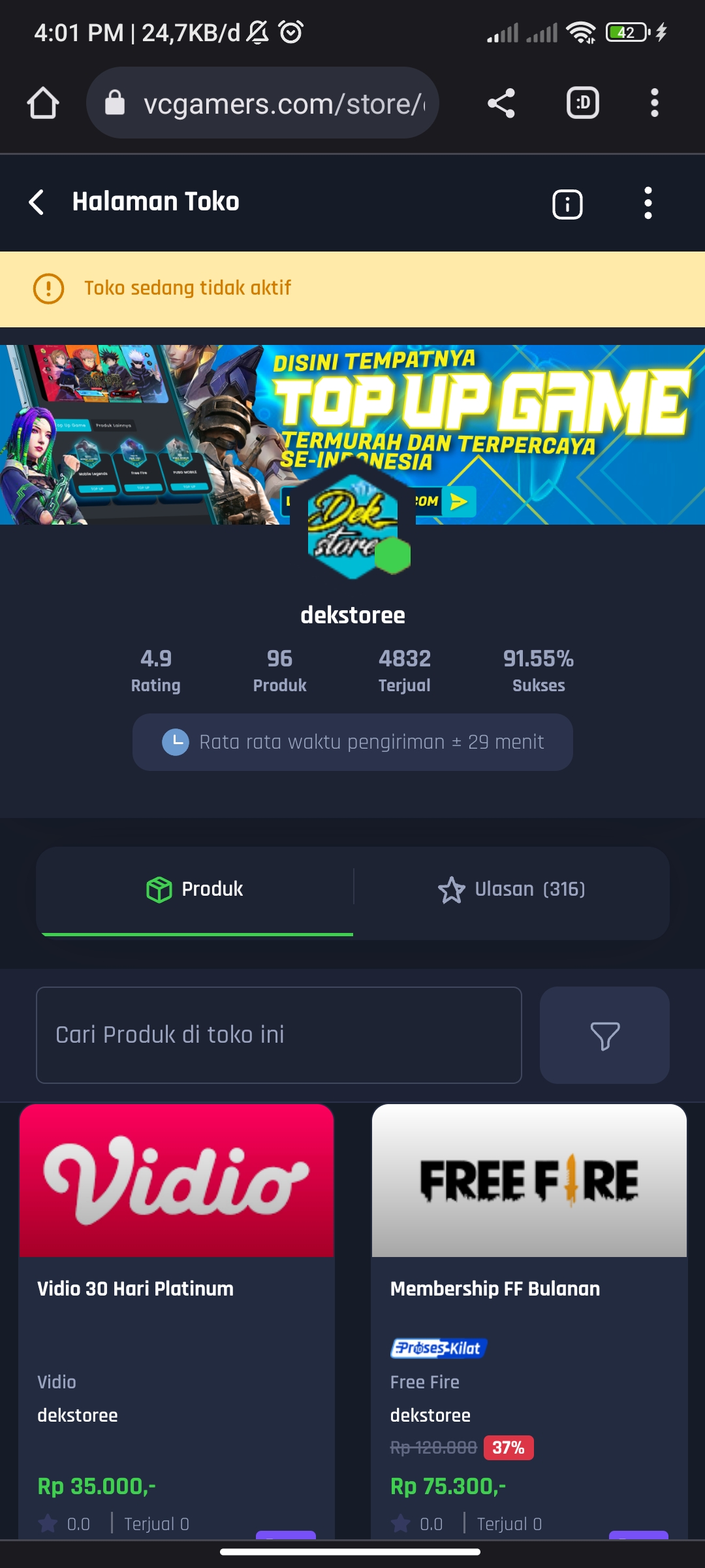 Daftar Produk dekstoree Terlaris & Terlengkap - VCGamers