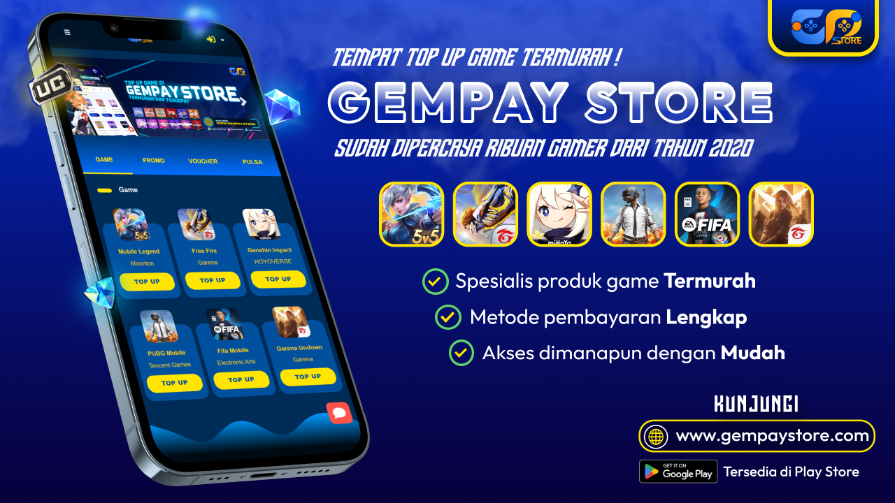 Daftar Produk Gempay Store Terlaris & Terlengkap - VCGamers