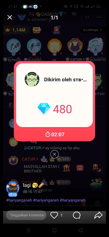 Daftar Produk TOP UP VIA HUJAN  Terlaris & Terlengkap - VCGamers