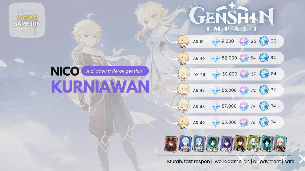 Daftar Produk worldgame.idn Terlaris & Terlengkap - VCGamers