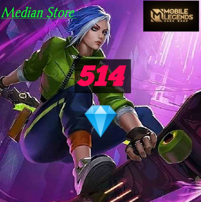 Jual 514 Diamonds Mobile Legends Median store | VCGamers