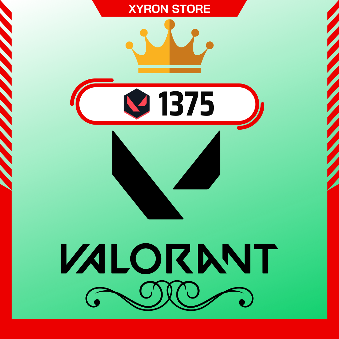 Jual 1375 Points Valorant Xyron Store | VCGamers