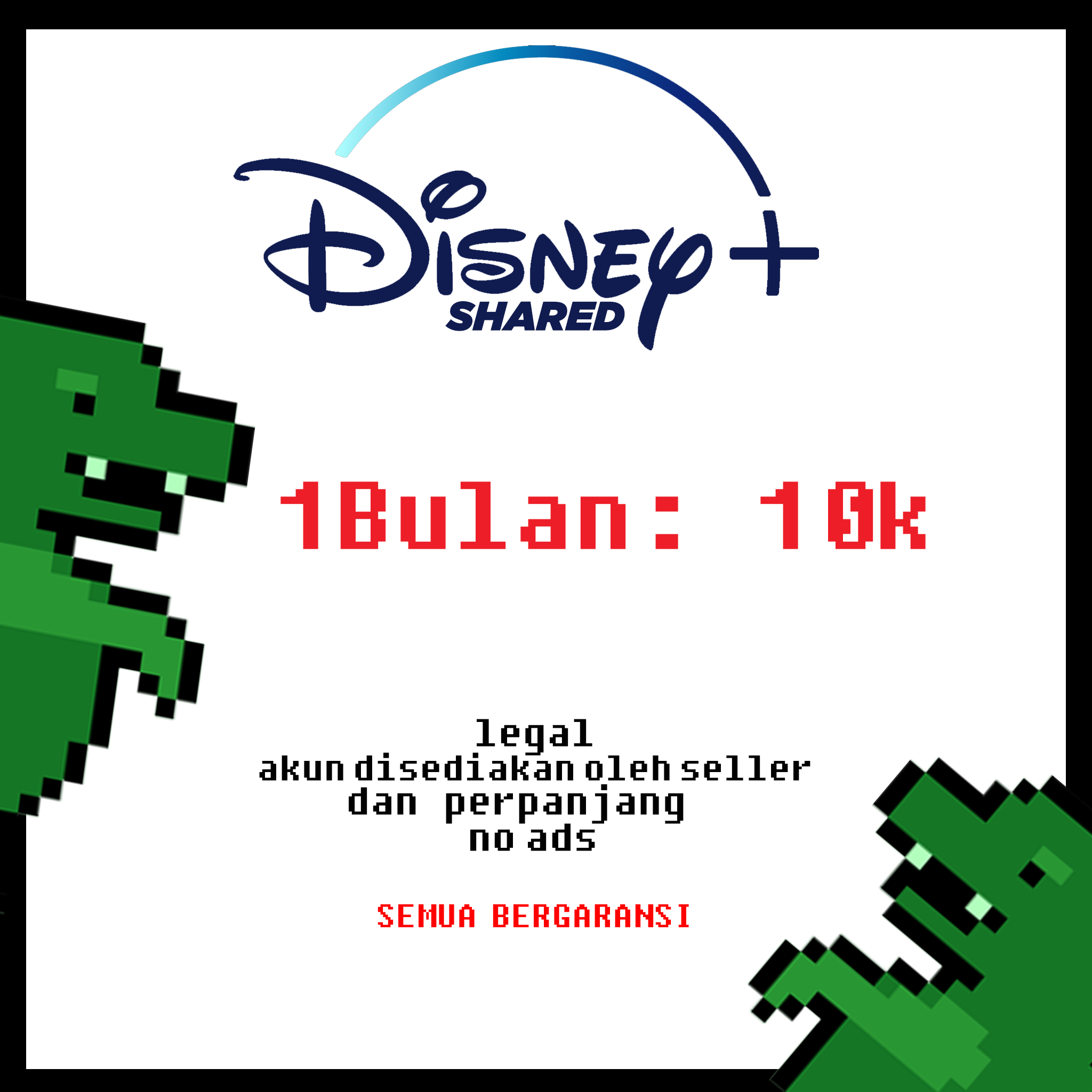 Jual Sharing 1 Bulan - Disney Hotstar Disney+ Hotstar Dinostore idn | VCGamers