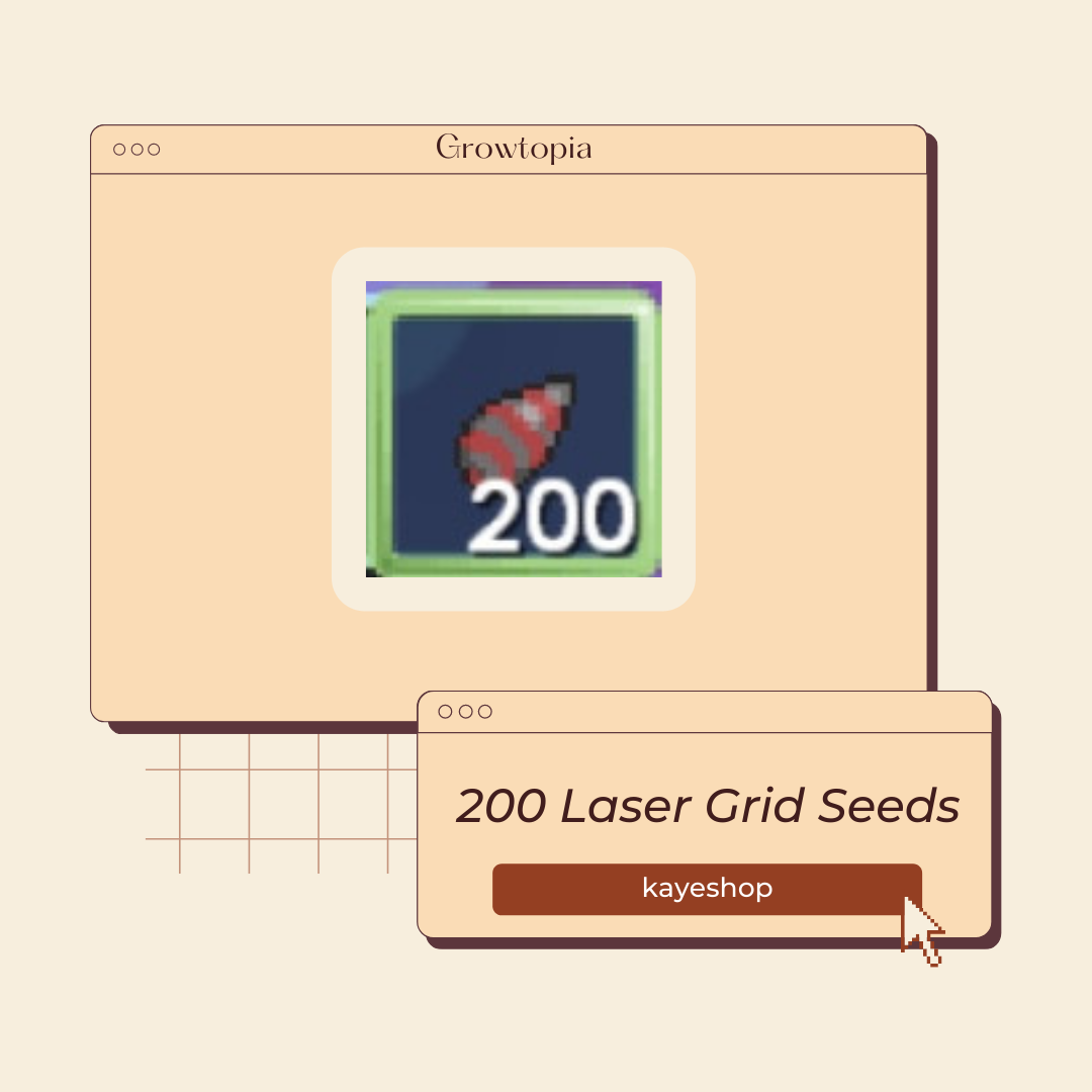 Jual 200 LGRID SEED Growtopia kayeshop | VCGamers