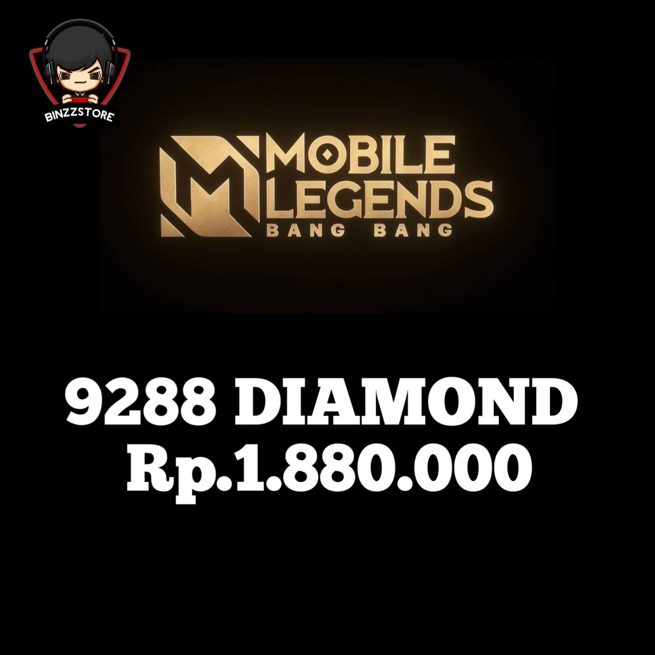 Jual 9288 Diamonds Mobile Legends Binzzstore | VCGamers