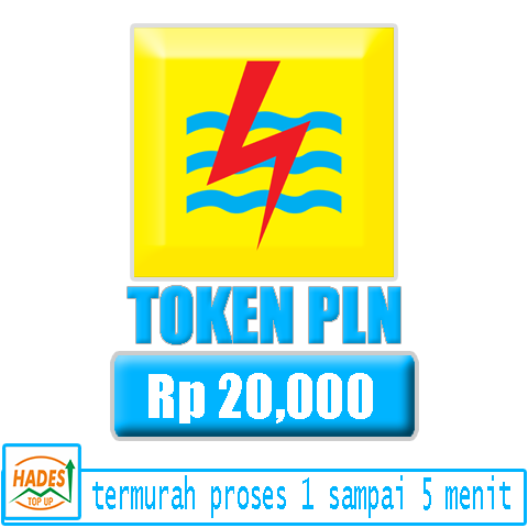 Jual Token Listrik 20.000 Token PLN Hades TopUp | VCGamers