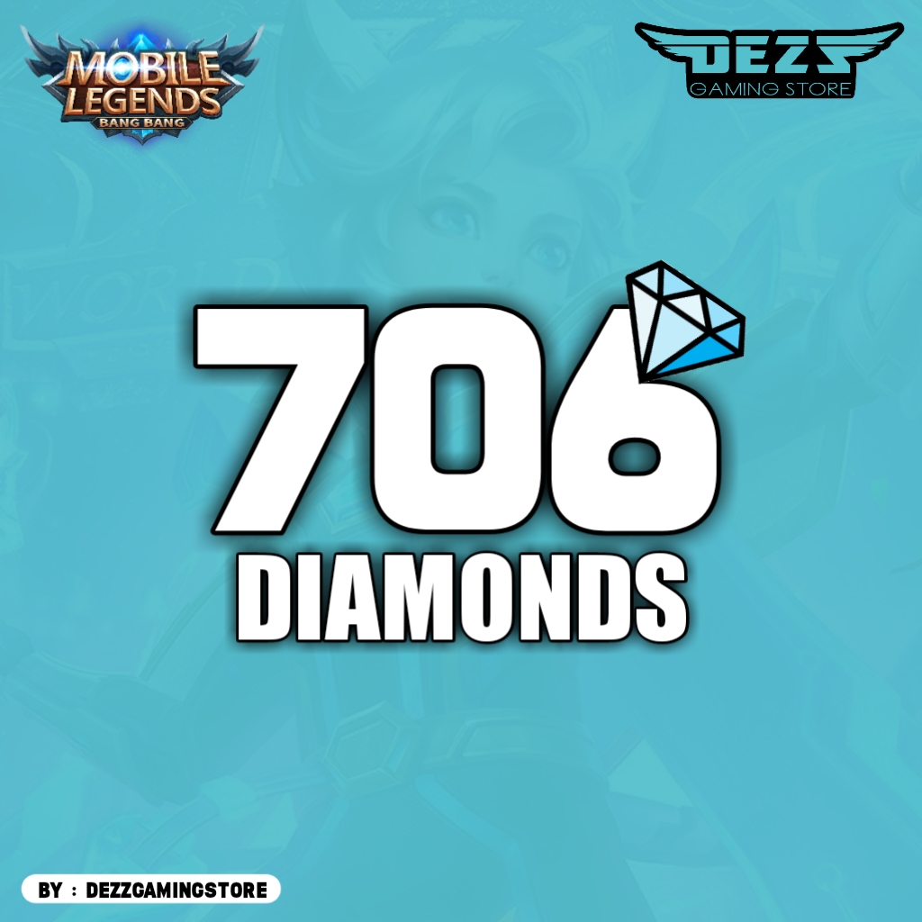 Jual 706 Diamonds Mobile Legends dezzgamingstore | VCGamers