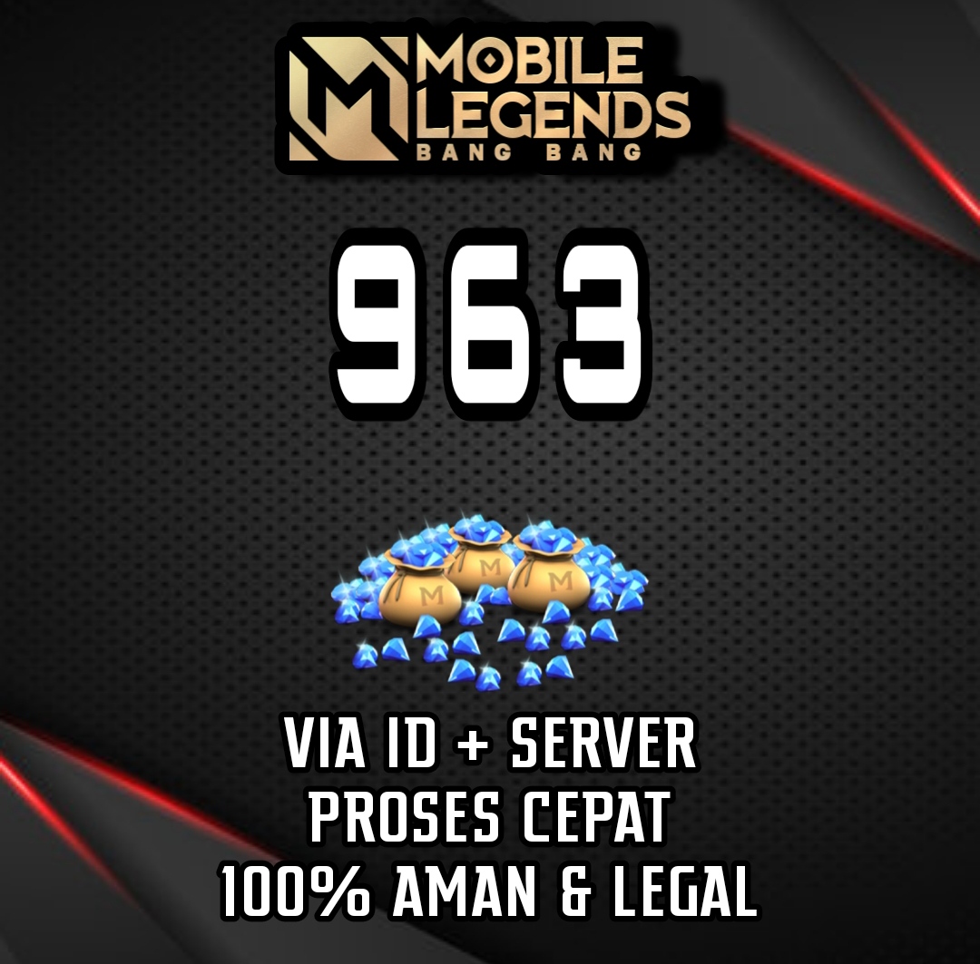 Jual 963 Diamonds Mobile Legends JETZ SHOP | VCGamers