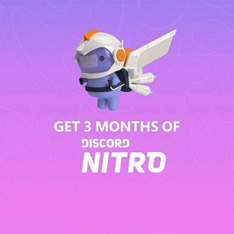 Jual 3 Bulan Nitro Boost ( Pengguna Baru ) Discord Fast Key | VCGamers