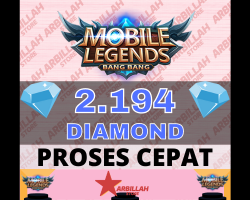 Jual 2194 Diamonds Mobile Legends Arbillah Store | VCGamers