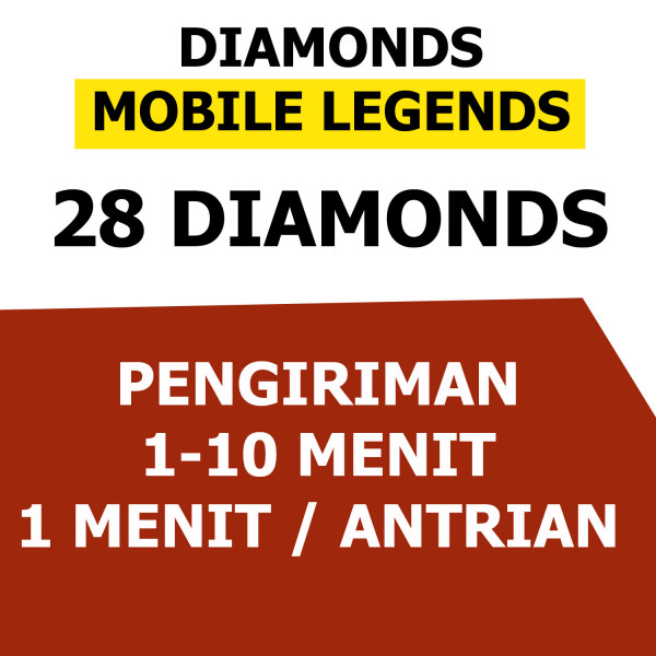 Jual 28 Diamonds Mobile Legends 3CELL TOPUP | VCGamers