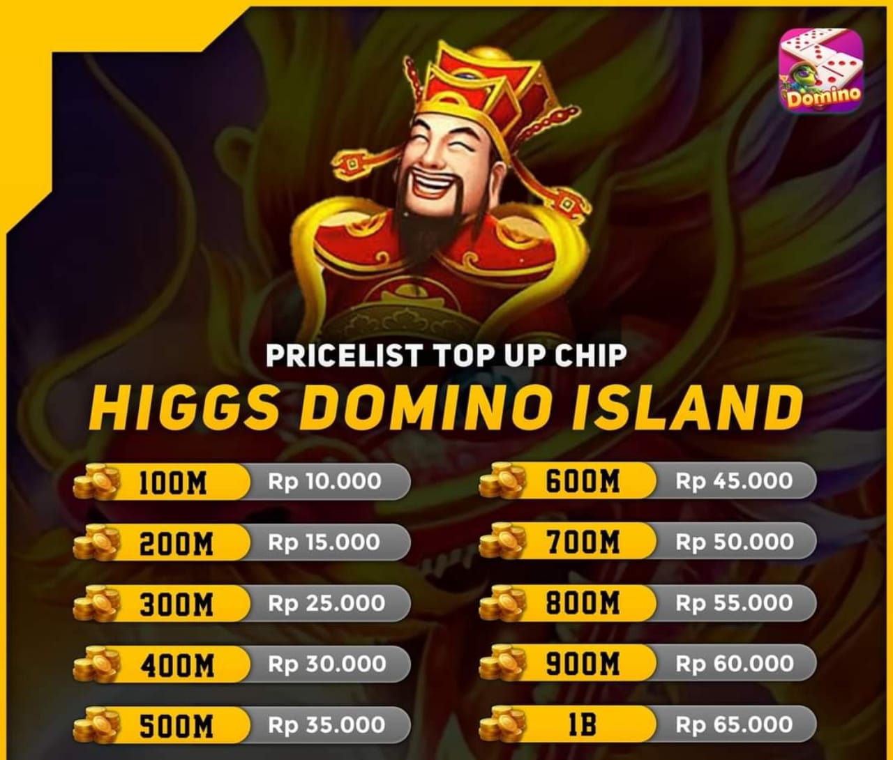 Jual 500M Koin Emas-D Higgs Games Island SonStore | VCGamers