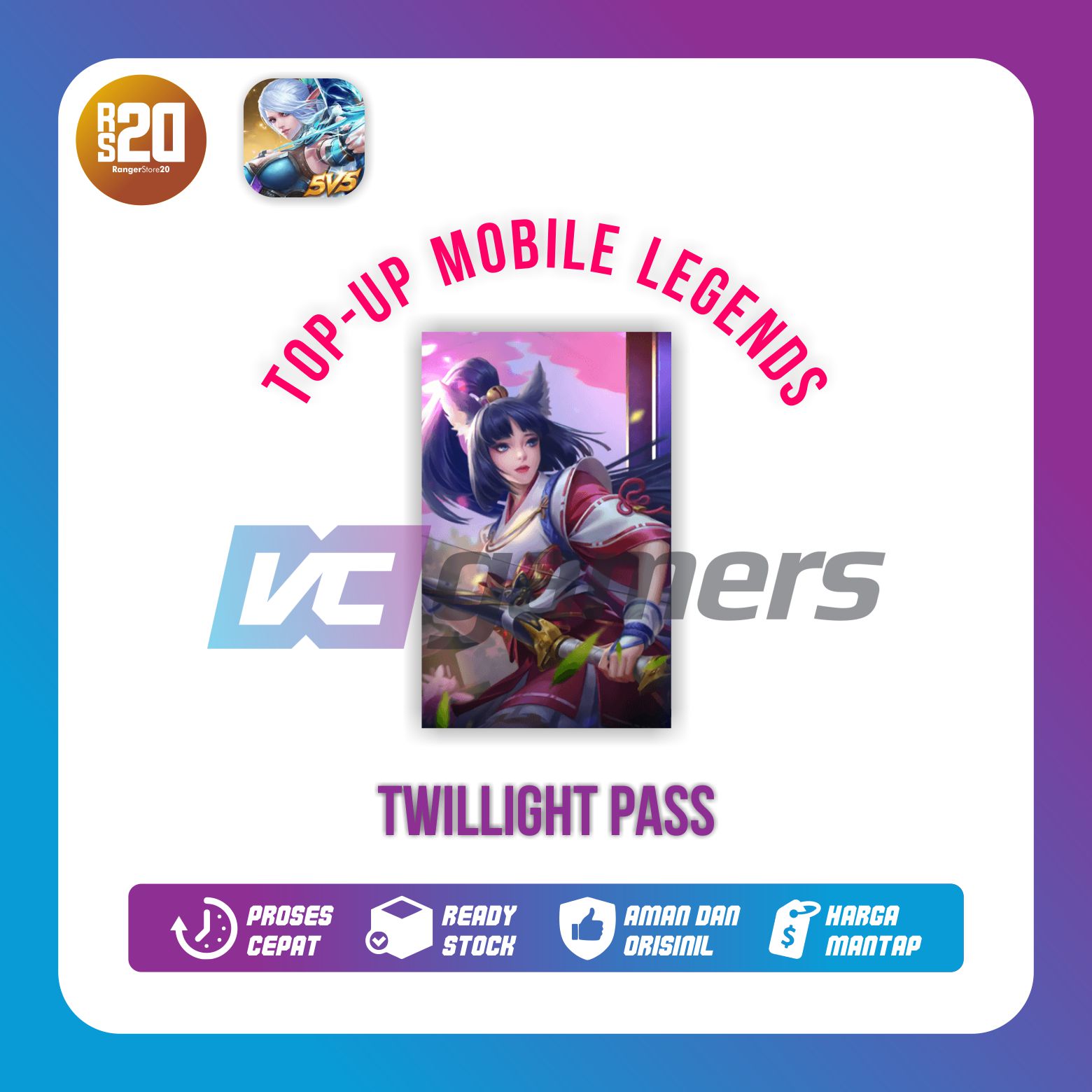 Jual Twilight Pass Mobile Legends RANGERSTORE20 | VCGamers